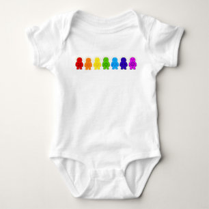 Body Para Bebê Chakra Buddies 7 Chakras