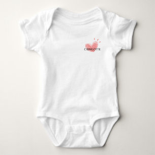 Body Para Bebê Charlotte Heart Baby Bodyfit