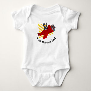 Body Para Bebê Chaveiro de pinguim voador