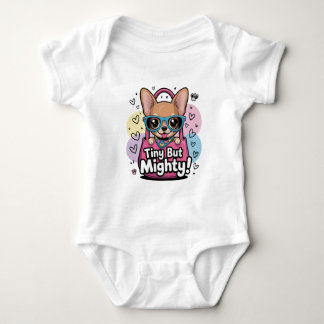 Body Para Bebê Chaveiros e Cordões com Chihuahua Minúsculo, mas P