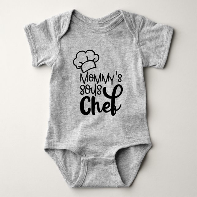 Body Para Bebê Chef mamãe (Frente)