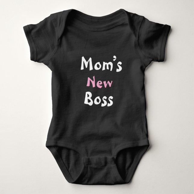 Body Para Bebê Chefe Nova da Mamãe (Frente)