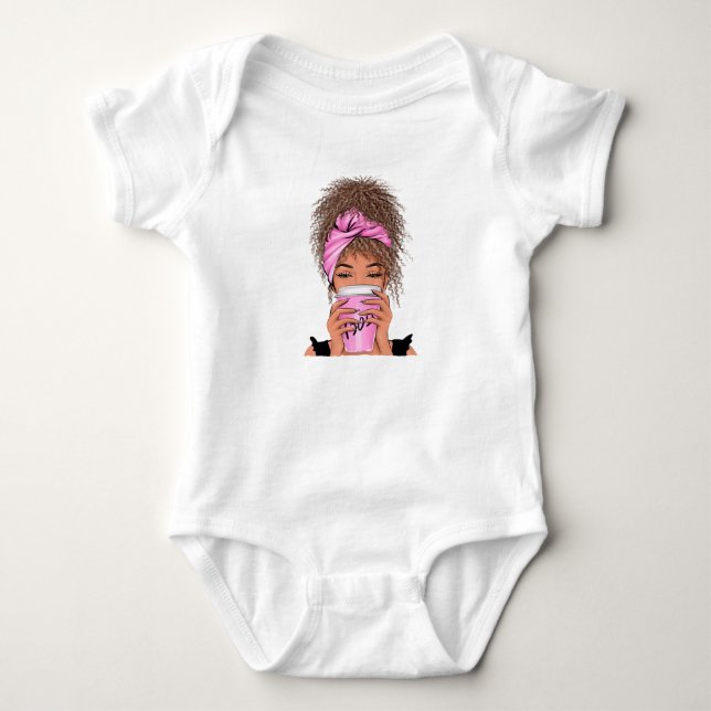 Body Para Bebê Chefe Senhora Vida, Chefe Babe Mulher (Frente)