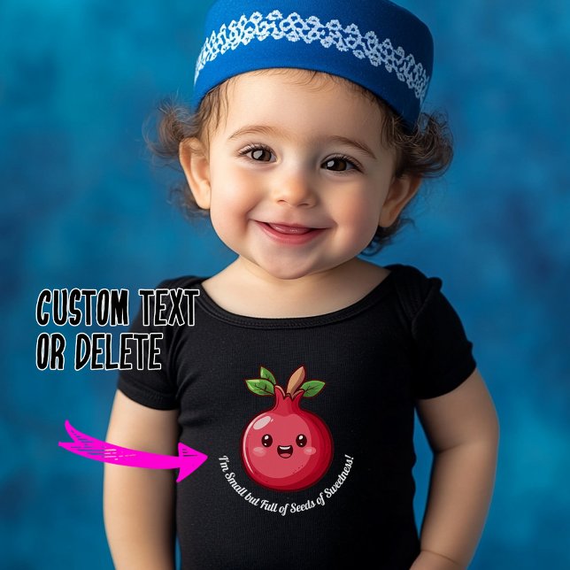 Body Para Bebê Cheio de doce com texto personalizado (Full of Sweetness with custom text Baby Bodysuit)