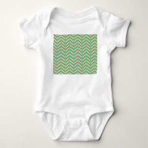 Body Para Bebê Chevron dos anos 70