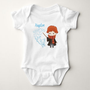 Body Para Bebê Chibi Ron Weasley Patronus
