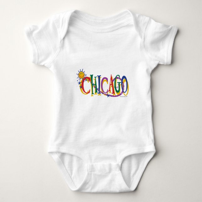 Body Para Bebê Chicago-Com-SUn — KIDS (Frente)