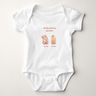 Body Para Bebê Chillin com minha roupa de bebê magnética