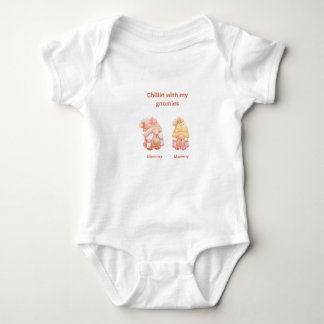 Body Para Bebê Chillin com minha roupa de bebê magnética