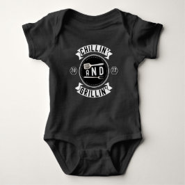 Body Para Bebê Chillin e Grillin Funny Outdoor Summer CHURRASCO