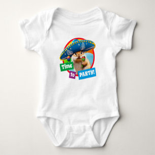 Body Para Bebê Chipmunk De Partido Em Sombrero