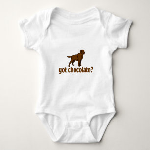 Body Para Bebê Chocolate Labrador