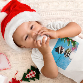 Body Para Bebê Cholo Snowman Foo Christmas Tree Lights