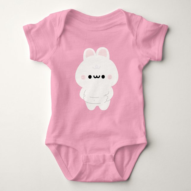 Body Para Bebê Chonky Bunny (Frente)