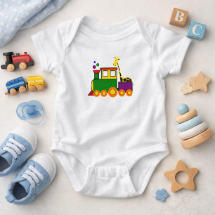 Body Para Bebê Choo-Choo Train Baby Jersey