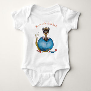 Body Para Bebê "Choque" o roupa do bebê do emu do bebê