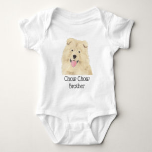 Body Para Bebê Chow Chow Personalizado para Cães