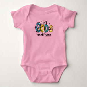 Body Para Bebê Christian I Am God's Masterícula