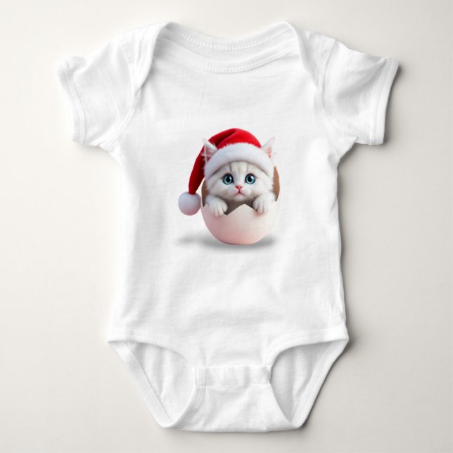 Body Para Bebê Christmas Hatchling (Frente)