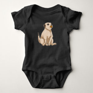 Body Para Bebê Chupeta de Bebê Suricata