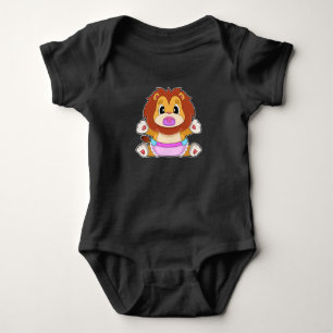 Body Para Bebê Chupeta de Leão Bebê