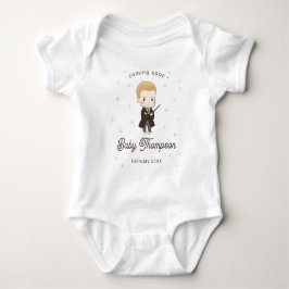 Body Para Bebê Chuva de Bebê Harry Potter Chibi Draco Malfoy Mago