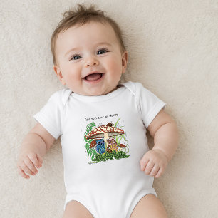 Body Para Bebê Chuva de Cogumelo da Família Coruja