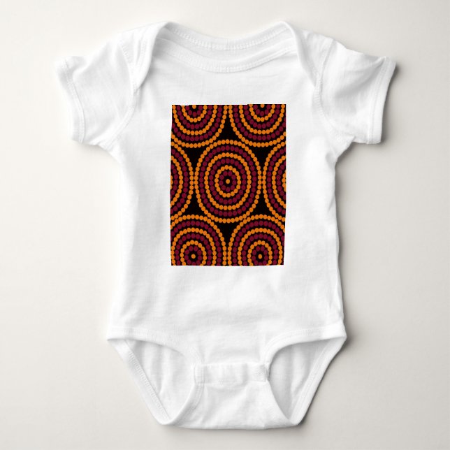 Body Para Bebê Ciclo de vida aborígene (Frente)