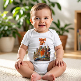 Body Para Bebê Cidade da Cenoura