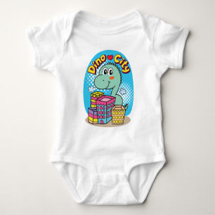 Body Para Bebê Cidade de Dino