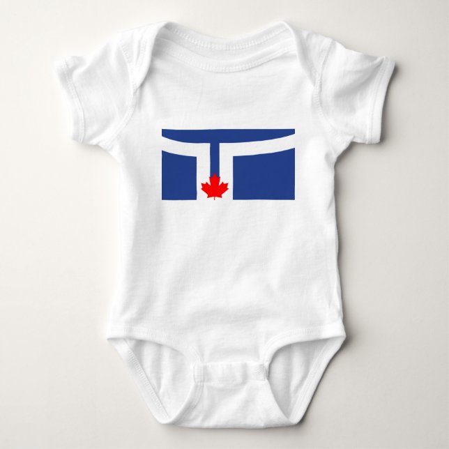 Body Para Bebê Cidade de Toronto (Canadá) (Frente)