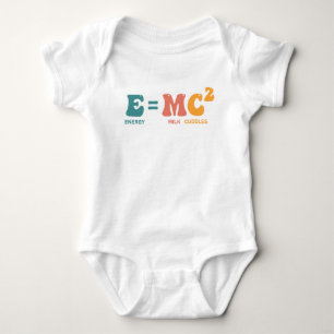 Body Para Bebê Ciência Divertida E=MC2