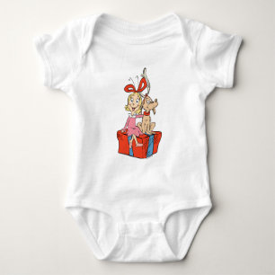 Body Para Bebê Cindy Lou Who e Max em um Presente