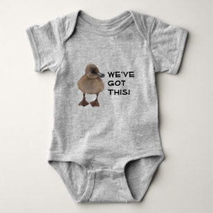 Body Para Bebê Cinza Cuada De Bebê Sprinkle Personalizada