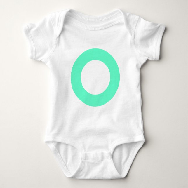 Body Para Bebê Círculo furado - Cores (Frente)