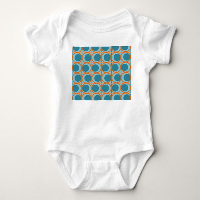Body Para Bebê Círculos e Linhas MCM (Frente)