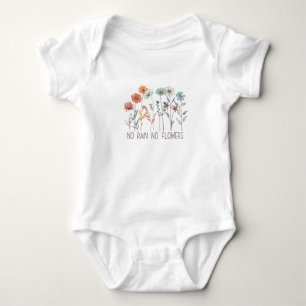Body Para Bebê Citação de Flores Selvagens