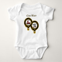 Clan Blair Crest com Nome Baby Jumper