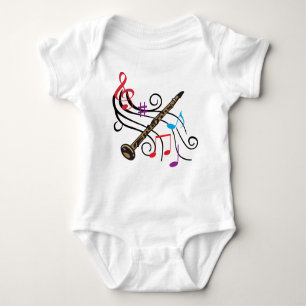 Body Para Bebê Clarinet Com Música