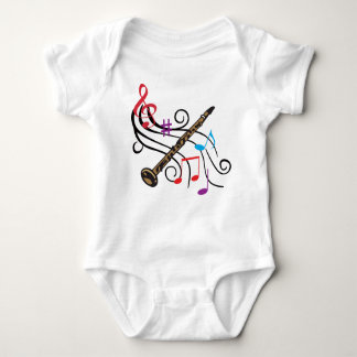 Body Para Bebê Clarinet Com Música