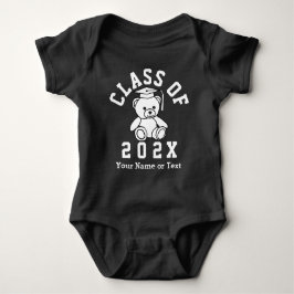 Body Para Bebê Classe De Urso De Graduação 20XX