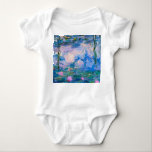Body Para Bebê Claude Monet - lírios de água 1919<br><div class="desc">Claude Monet - lírios de água 1919. Pintura famosa da arte.</div>