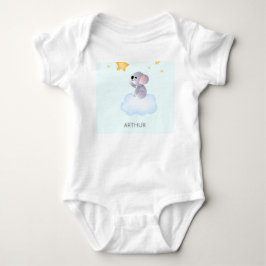 Body Para Bebê Coala Fofo Sentado Na Nuvem