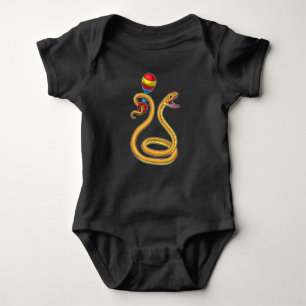 Body Para Bebê Cobra Musical Rattle Music
