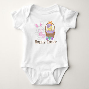 Body Para Bebê Coelhinho De Páscoa E Pintinho De Bebês