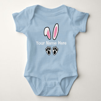 Body Para Bebê Coelhinho de Páscoa Ouvem Bebês Boys Bodydress