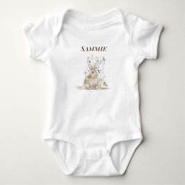 Body Para Bebê Coelho Bebê Floresta Personalizado