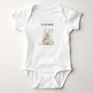 Body Para Bebê Coelho Bebê Floresta Personalizado