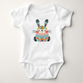 Body Para Bebê Coelho Bonito