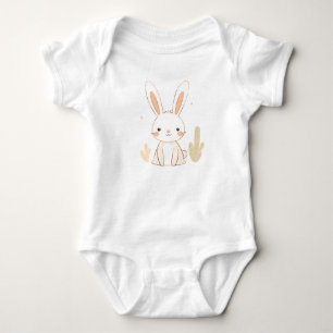 Body Para Bebê Coelho Canto Bebê Jérsei Bodyfato